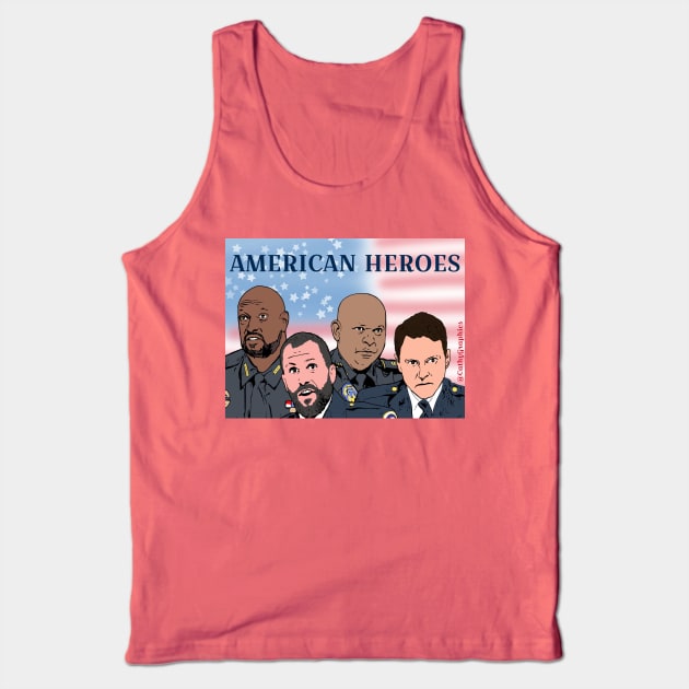 American Heroes Tank Top by CathyGraphics